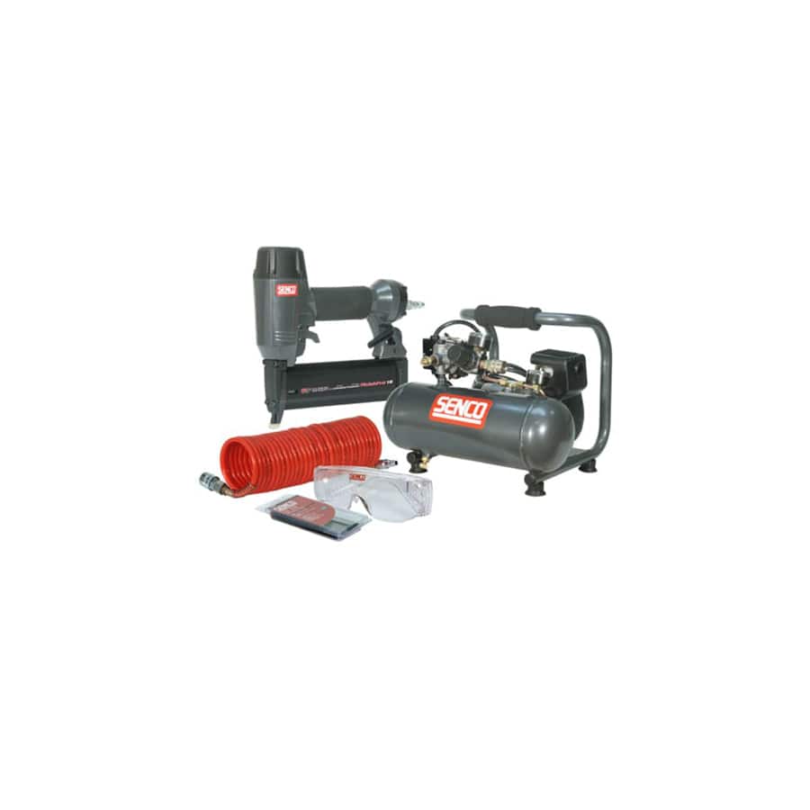 Senco SENPC0964UK1 Finish Pro 18 Pneumatic Nailer & 1 HP Compressor Kit 110V | Duco Car Parts UK