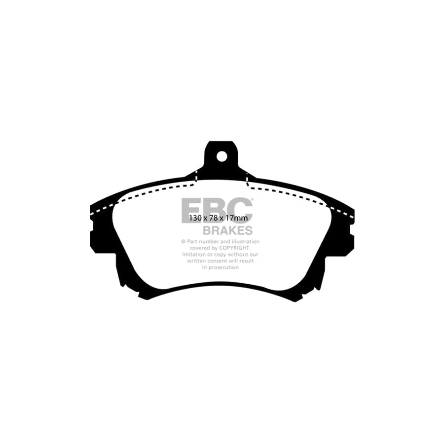 EBC PDKF1301 Mitsubishi Smart Ultimax Front Brake Pad & Plain Disc Kit - Girling/TRW Caliper (Inc. Colt & Forfour W454) 2 | Duco Car Parts UK Car Parts