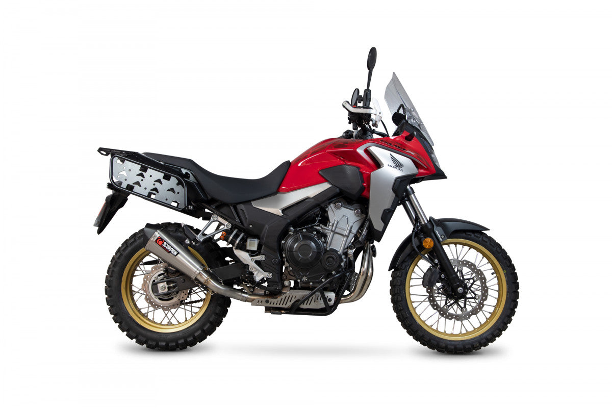 Scorpion RHA189SEO Honda CB500 X Serket Taper Slip-On - Brushed Stainless Steel Sleeve | Duco Car Parts UK UK