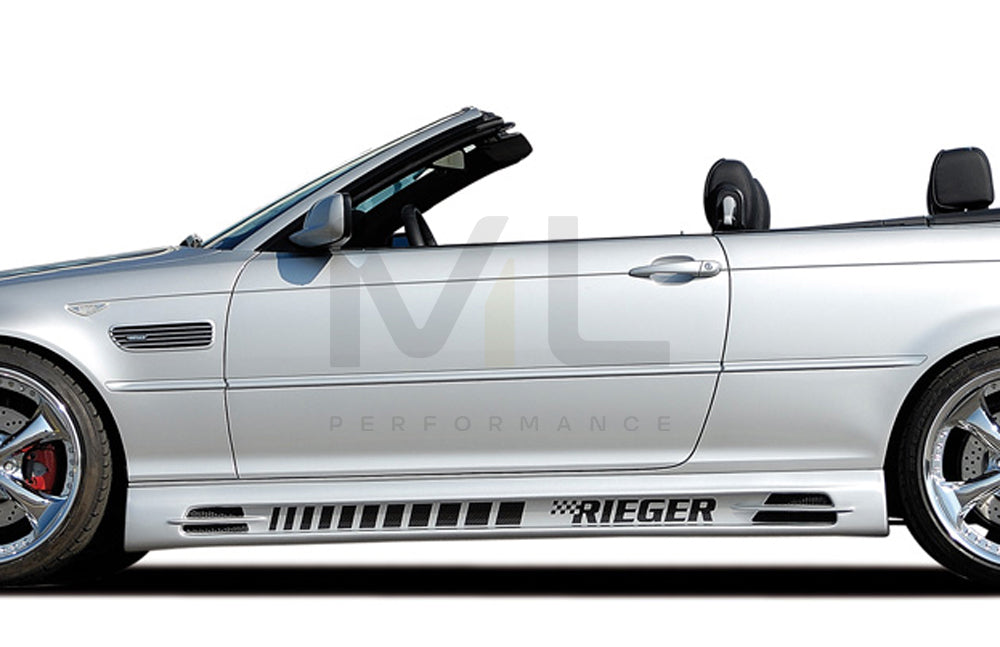 Rieger 00050206 BMW 3 Series E46 Side Skirt (Inc. M3) 1 | Duco Car Parts UK Car Parts