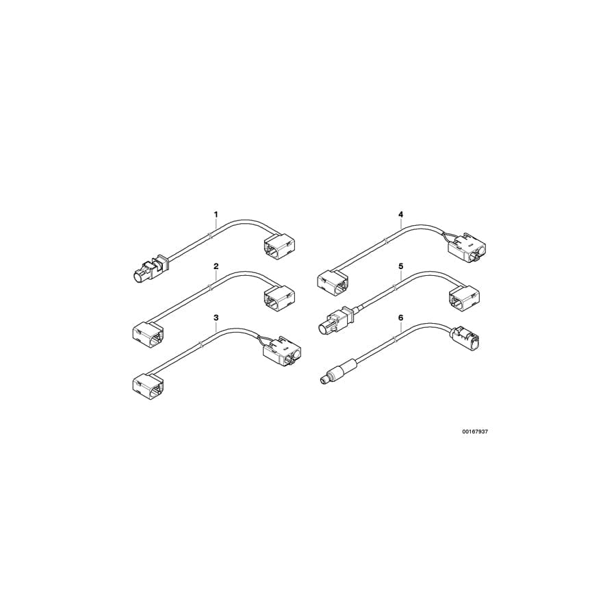 Genuine BMW 61119206204 E71 E70 Hsd Wire L=3900 (Inc. X5 30dX, X5 4.8i & X5 3.0sd) | Duco Car Parts UK Car Parts