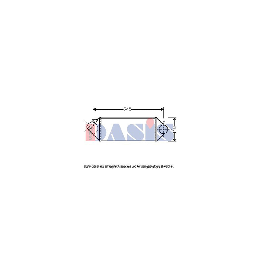 AKS Dasis 157080N Intercooler For Opel Astra | Duco Car Parts UK