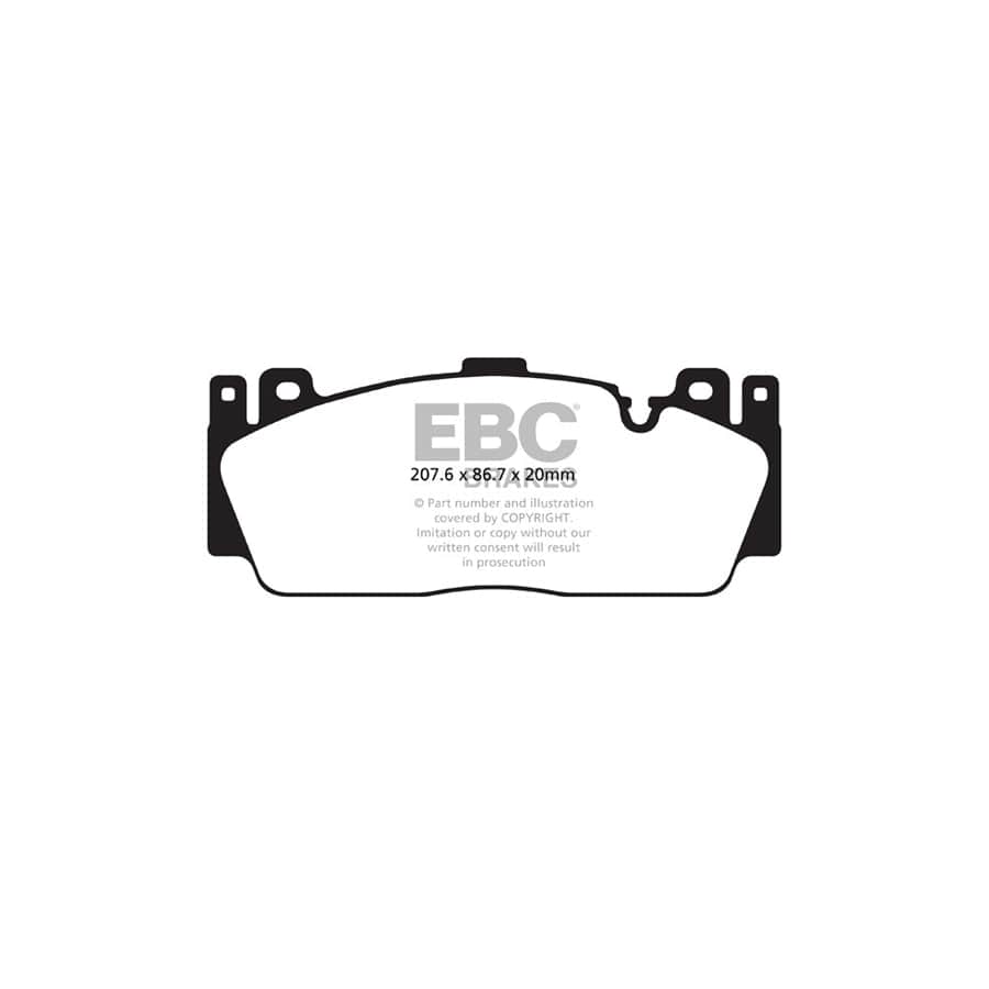 EBC DP82148RPX BMW RP-X Full Race Front Brake Pads - Brembo/TRW Caliper 2 | Duco Car Parts UK Car Parts