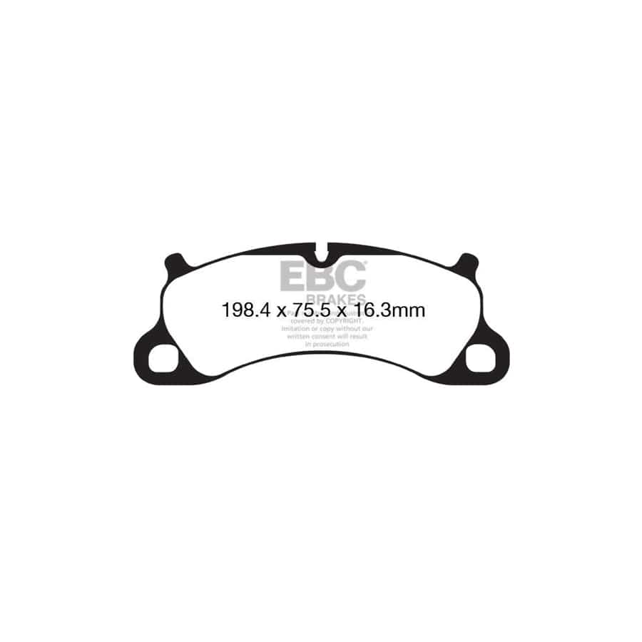 EBC DP82144RPX Porsche 911 RP-X Full Race Front Brake Pads - Brembo Caliper 2 | Duco Car Parts UK Car Parts