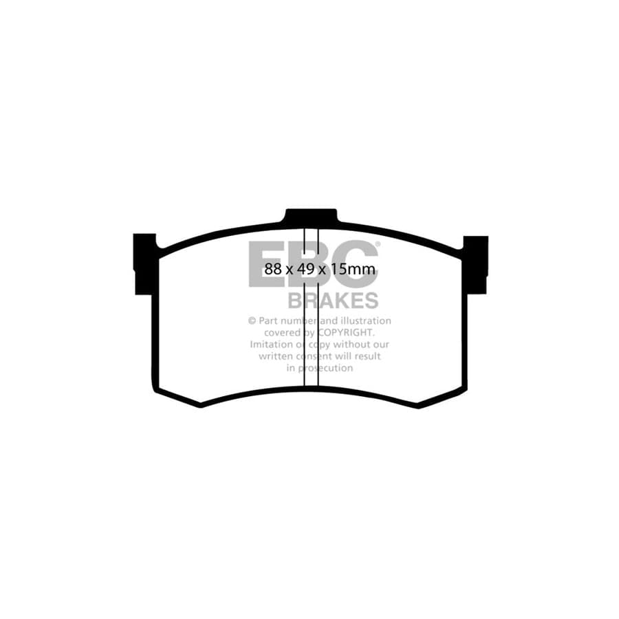 EBC PDKR431 Hyundai Sonata Ultimax Rear Brake Pad & Plain Disc Kit 2 | Duco Car Parts UK Car Parts