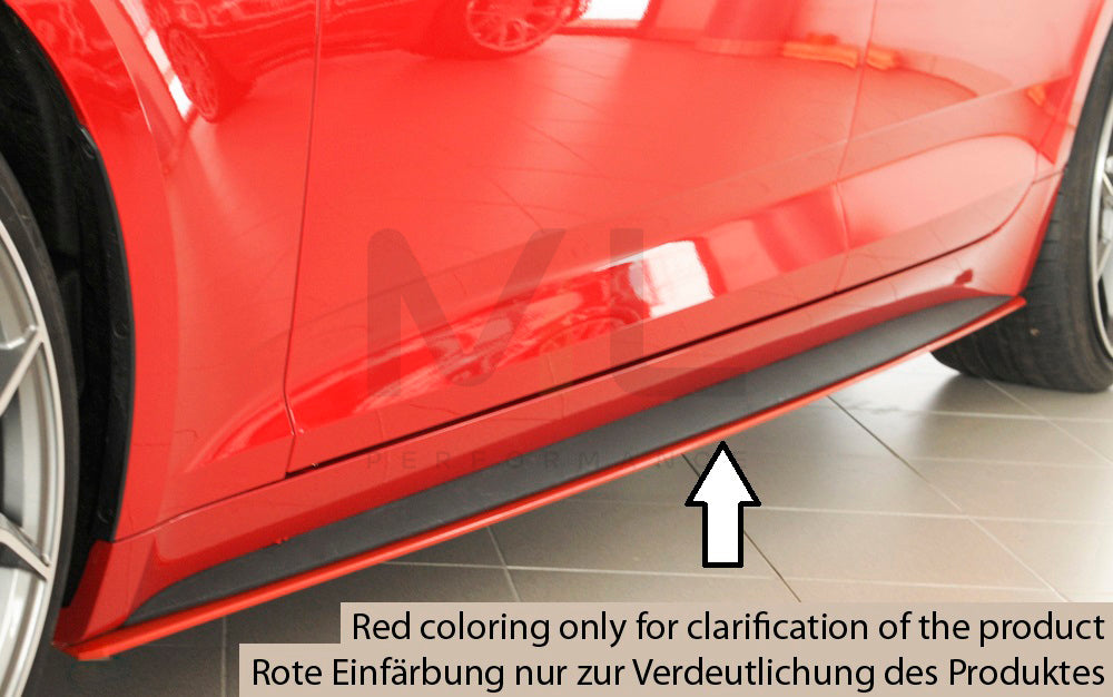 Rieger 00055488 Audi B9 F5 Side Skirt Splitter (A5 & S5) 1 | Duco Car Parts UK Car Parts