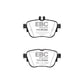 EBC PD02KR543 Mercedes-Benz W/S213 A/C238 Redstuff Rear Brake Pad & Plain Disc Kit - TRW Caliper 2 | Duco Car Parts UK Car Parts