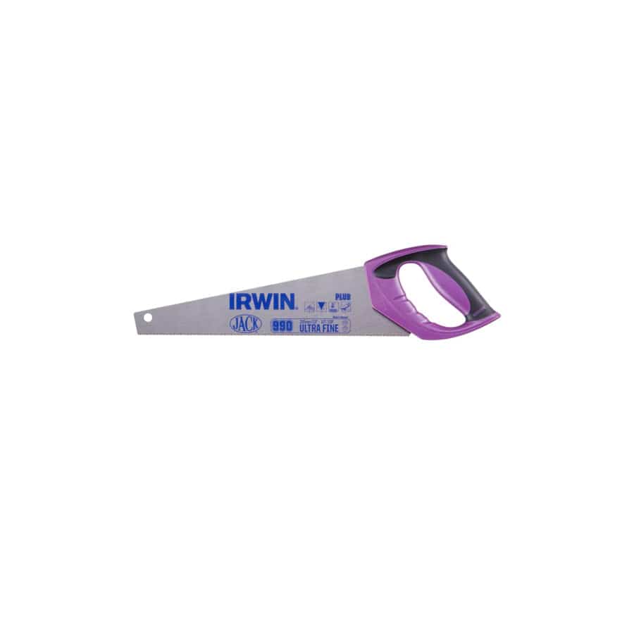 IRWIN Jack JAK990UHPTB 990UHP Fine Junior / Toolbox Handsaw Soft-Grip 335mm (13in) 12 TPI | Duco Car Parts UK