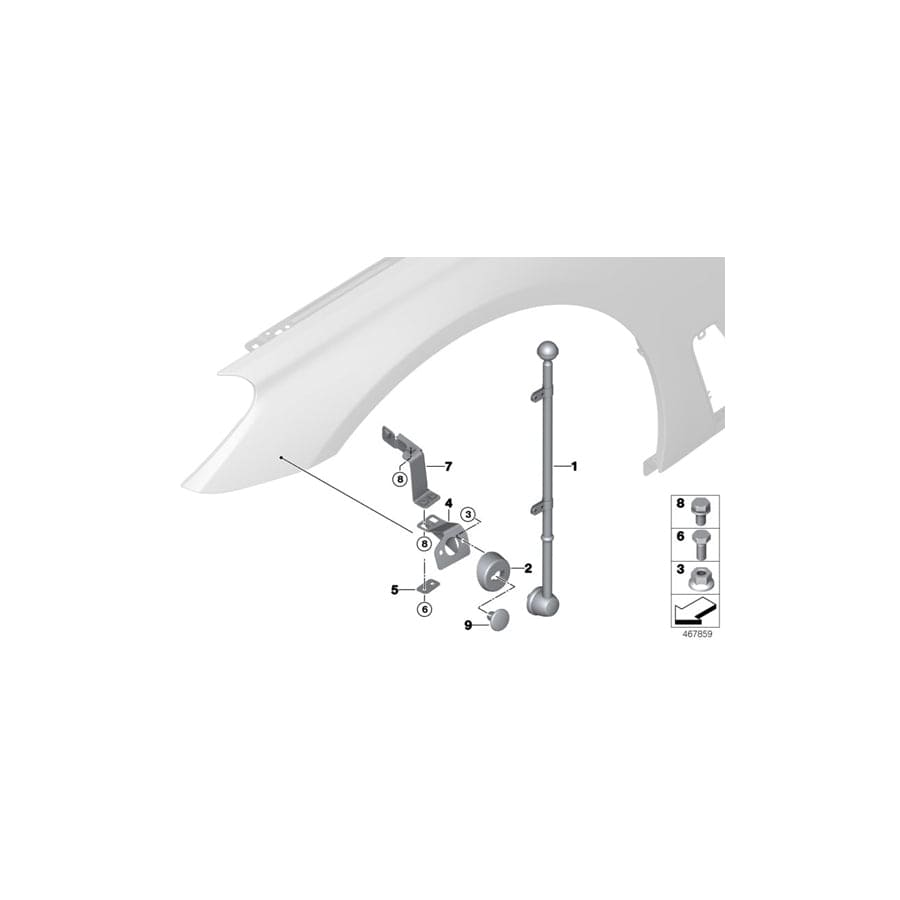 Genuine BMW 72607855807 G11 G12 Base Plate Left (Inc. 750LdX, 740Le & 730LdX) | Duco Car Parts UK Car Parts