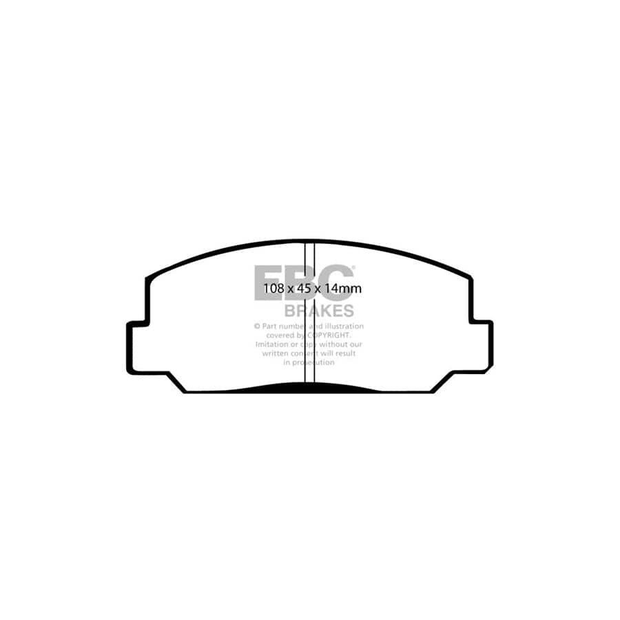 EBC PDKF828 Honda Accord Ultimax Front Brake Pad & Plain Disc Kit 2 | Duco Car Parts UK Car Parts