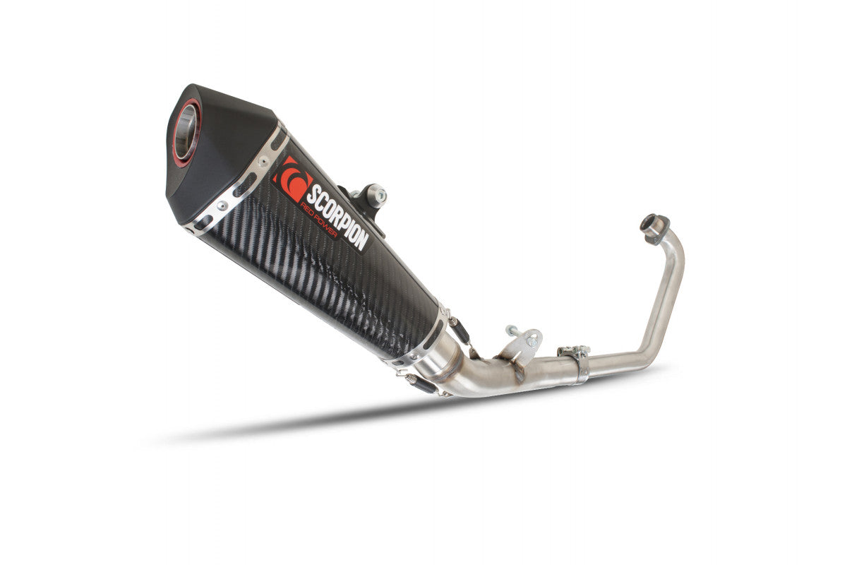 Scorpion RHA151CEO Honda CBR125 R Serket Taper Full System - Carbon Fibre Sleeve | Duco Car Parts UK UK