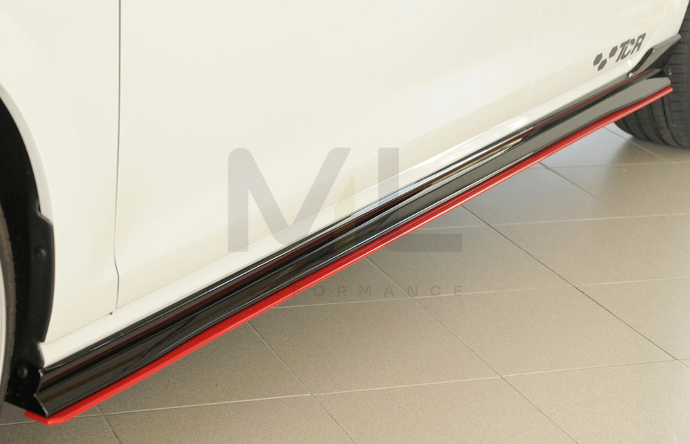 Rieger 00059516 VW Mk7 Golf GTI-TCR Side Skirt Splitter 7 | Duco Car Parts UK Car Parts