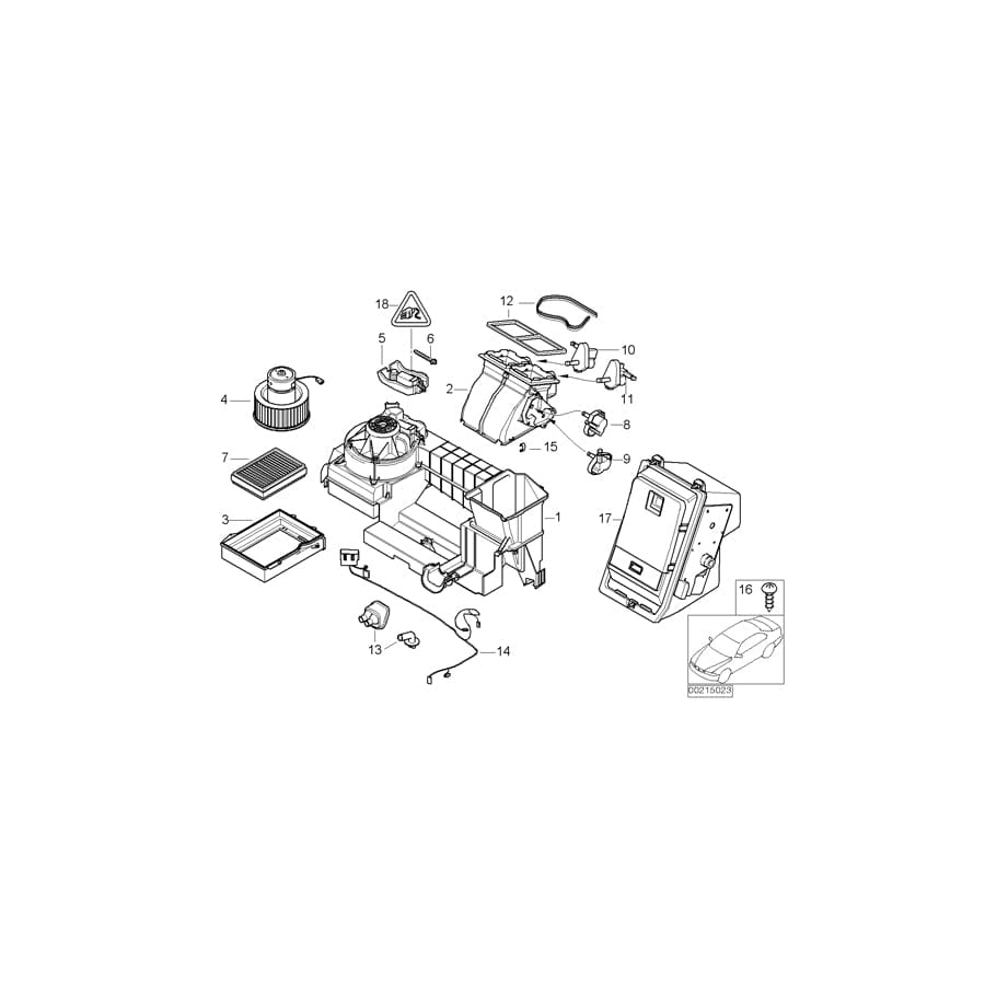 Genuine BMW 64116923438 E66 E67 Set Of Gaskets (Inc. 760LiS, 730Li & 745Li) | Duco Car Parts UK Car Parts