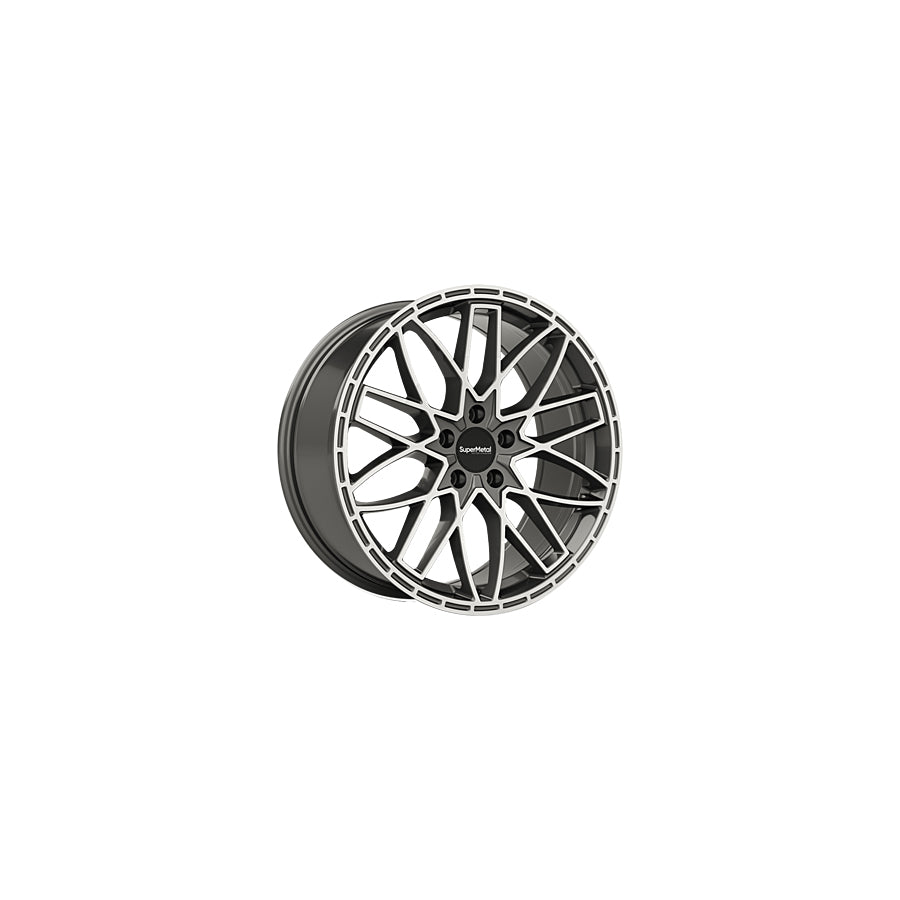 SuperMetal Vane 8x20 ET50 57196 Gloss Grey Polished Wheel | Duco Car Parts UK Car Parts