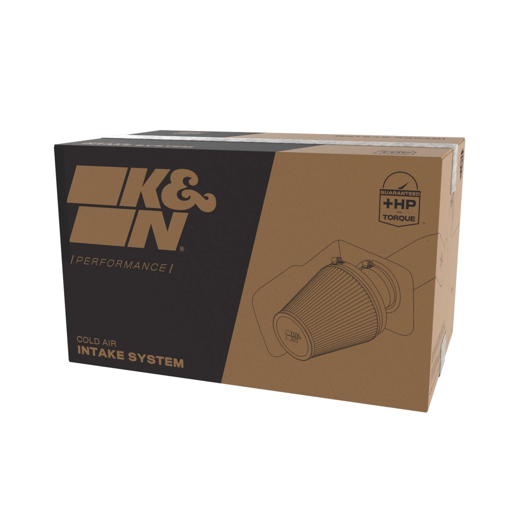K&N 77-2589KC Cold Air Intake System - High-flow Air Filter, Aluminum Tube - MAZDA CX-50 L4-2.5L TUBRO