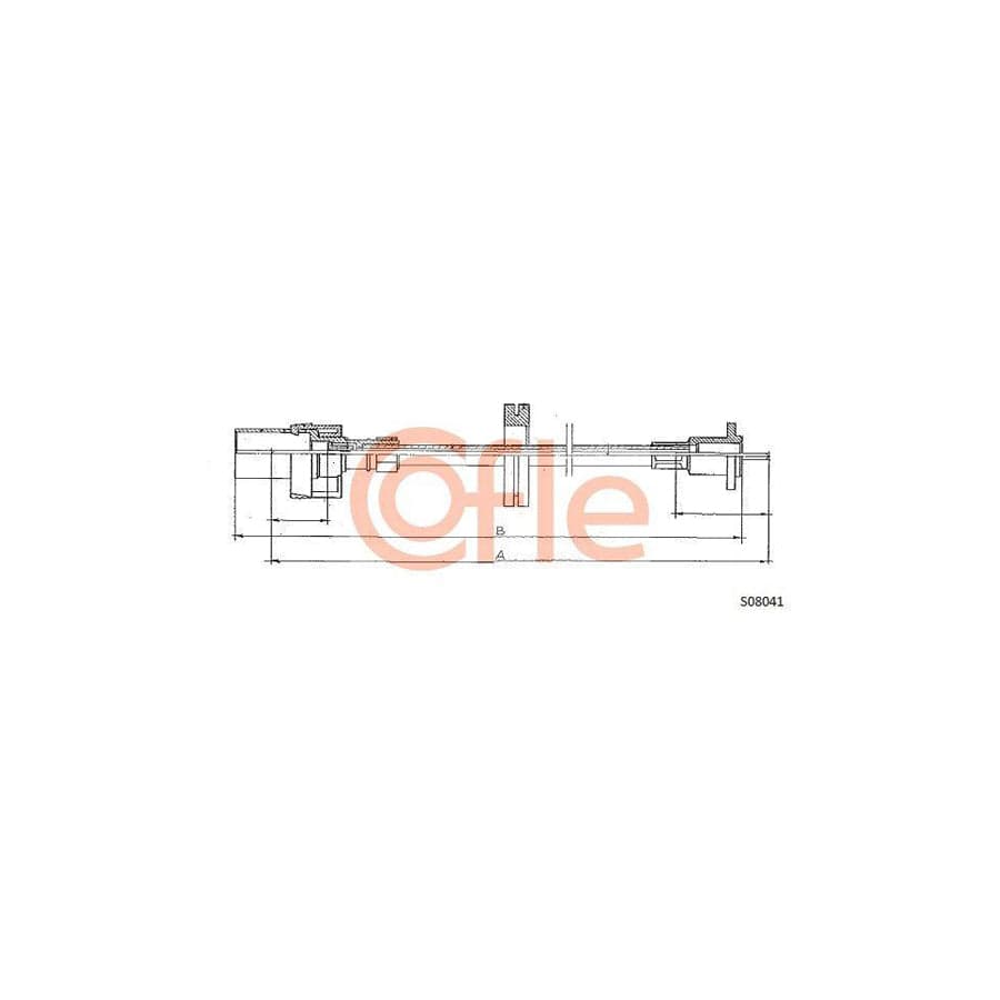 Cofle S08041 Speedometer Cable