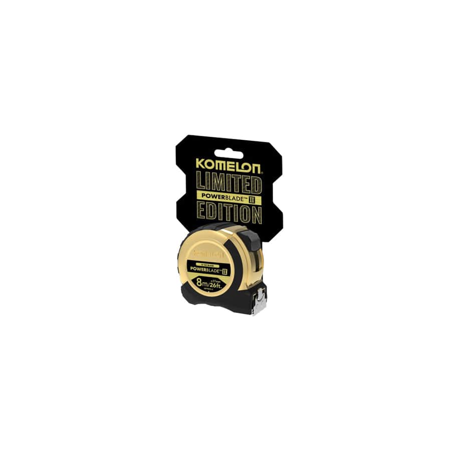 Komelon KOM826GOLD Limited Edition Gold PowerBlade II 8m/26ft (Width 27mm) | Duco Car Parts UK