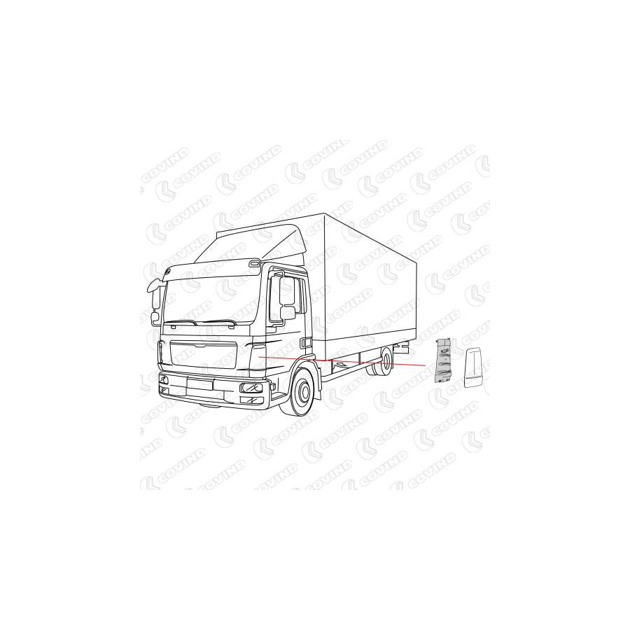 Covind Tgl/161 Wind Deflector | Duco Car Parts UK