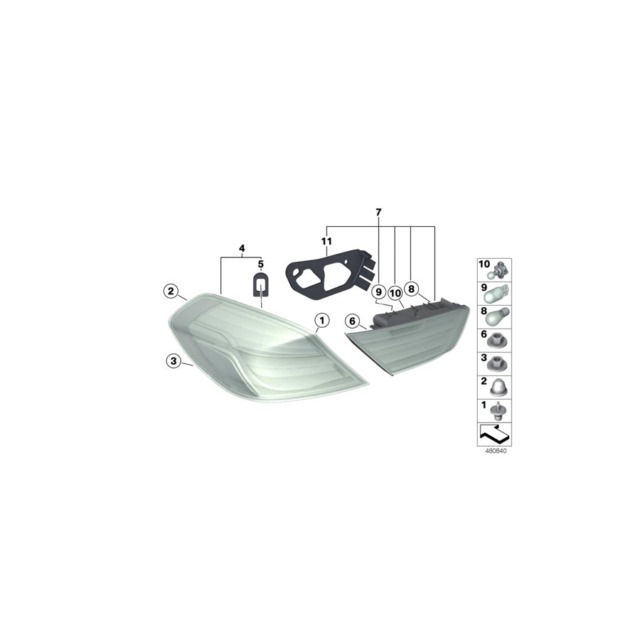 Genuine BMW 63217232325 E89 F12 F13 Adjustment Element (Inc. 640iX, Z4 23i & Z4 35i) | Duco Car Parts UK