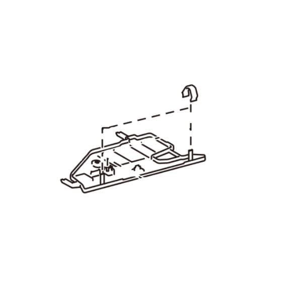Genuine Lexus 55607-76020 CT Phase 1 Dashboard Under Cover Number Two