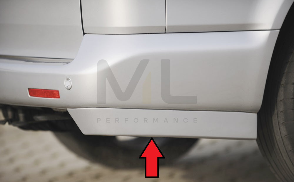 Rieger 00059253 VW T5 Rear Diffuser 1 | Duco Car Parts UK Car Parts