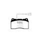 EBC PD03KF028 Alfa Romeo 166 Yellowstuff Front Brake Pad & Plain Disc Kit - Girling/TRW Caliper 2 | Duco Car Parts UK Car Parts