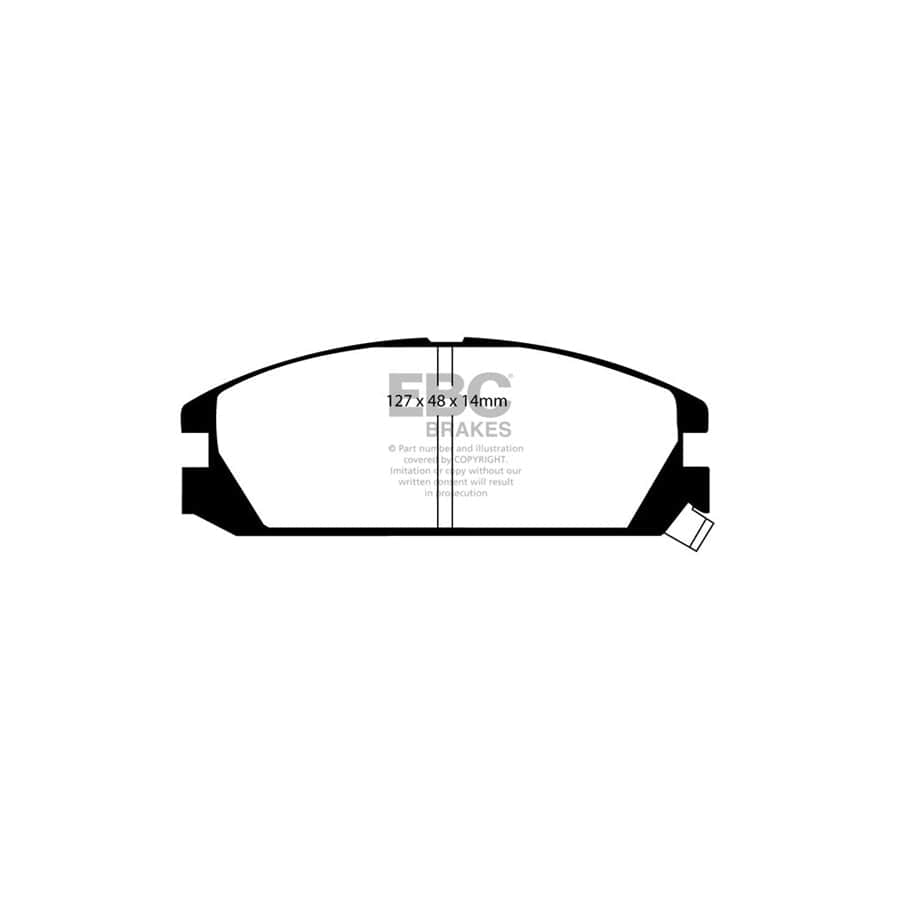 EBC PDKF835 Honda Ultimax Front Brake Pad & Plain Disc Kit - Akebono Caliper (Inc. Accord & Accord Aerodeck) 2 | Duco Car Parts UK Car Parts