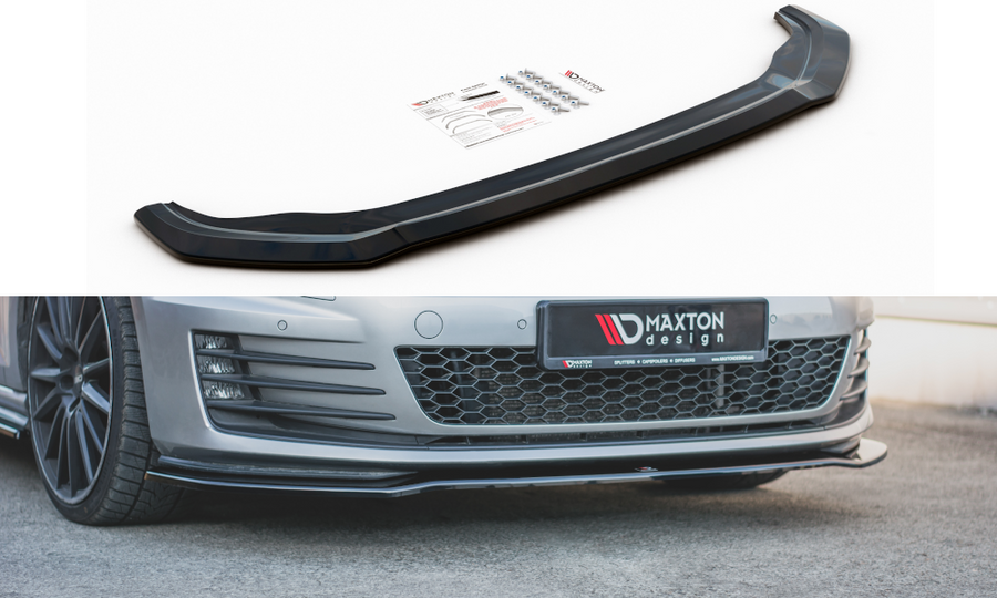 Maxton Design VW-GO-7-GTI-FD2T Front Splitter V.2 Volkswagen Golf GTI MK7 | Duco Car Parts UK Car Parts
