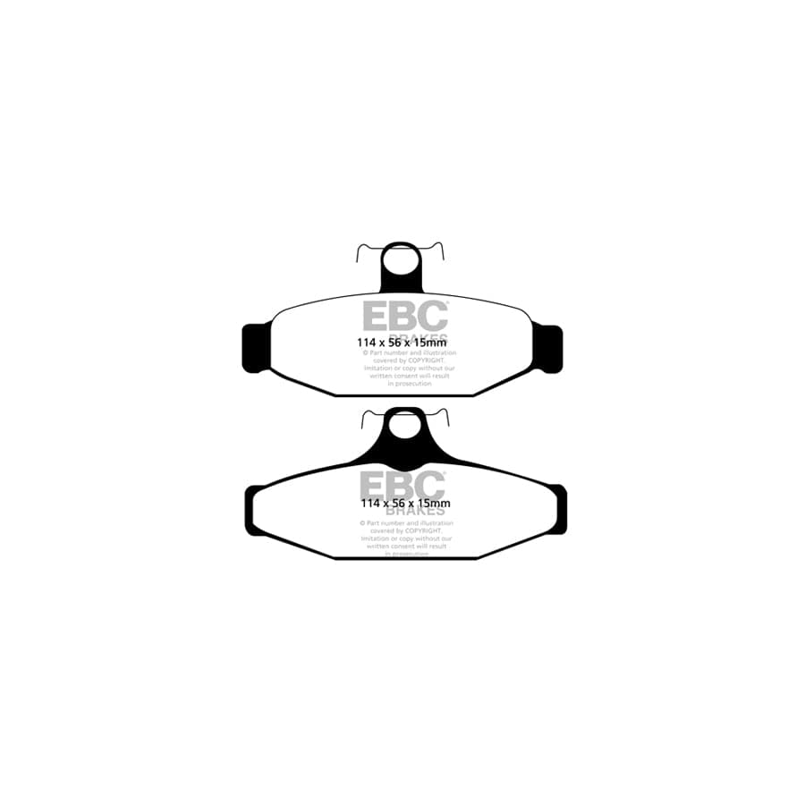 EBC PD12KR085 Chevrolet Corvette C4 Redstuff Rear Brake Pad & GD Disc Kit 2 | Duco Car Parts UK Car Parts