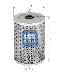 UFI 25.461.00 Hydraulic Filter, Steering System