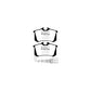 EBC PDKR807 Seat Skoda VW Ultimax Rear Brake Pad & Plain Disc Kit - TRW Caliper 2 | Duco Car Parts UK Car Parts