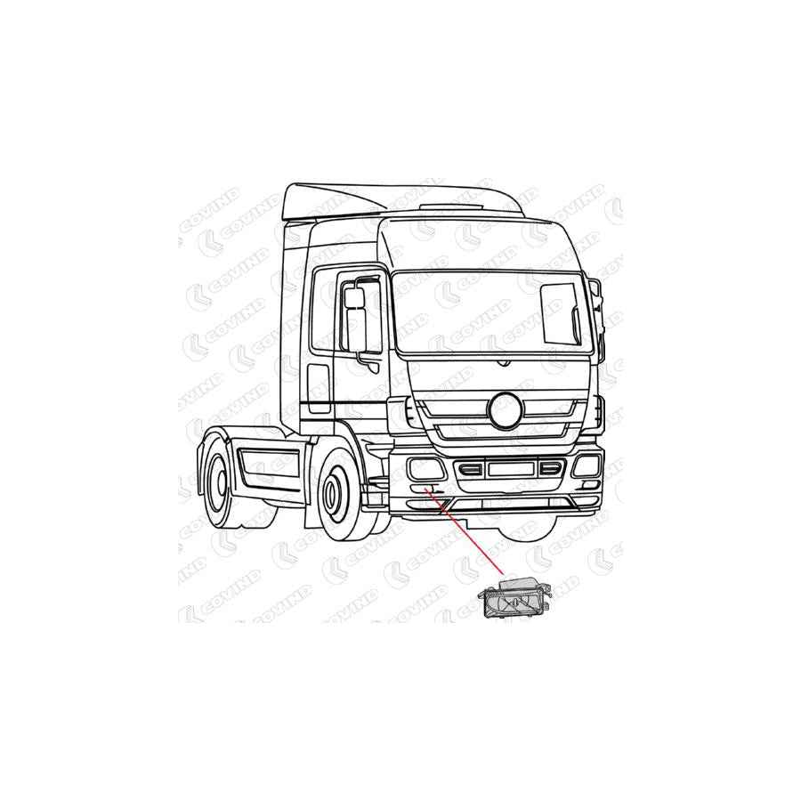 Covind 943/700 Fog Light | Duco Car Parts UK