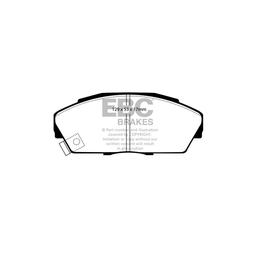 EBC PDKF836 Honda Ultimax Front Brake Pad & Plain Disc Kit - Akebono Caliper (Inc. Accord & Prelude) 2 | Duco Car Parts UK Car Parts