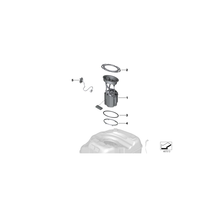 Genuine BMW 16117303939 G11 F45 Support Ring (Inc. 225xe, X3 30eX & 740eX) | Duco Car Parts UK