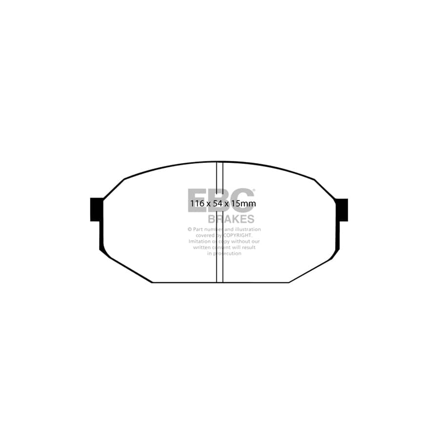 EBC PDKF1317 Mitsubishi Ultimax Front Brake Pad & Plain Disc Kit (Inc. Galant, Lancer, Sapporro, Starion) 2 | Duco Car Parts UK Car Parts