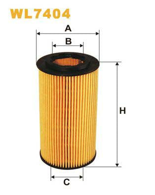 WIX Filters WL7404 Oil Filter For Audi Tt