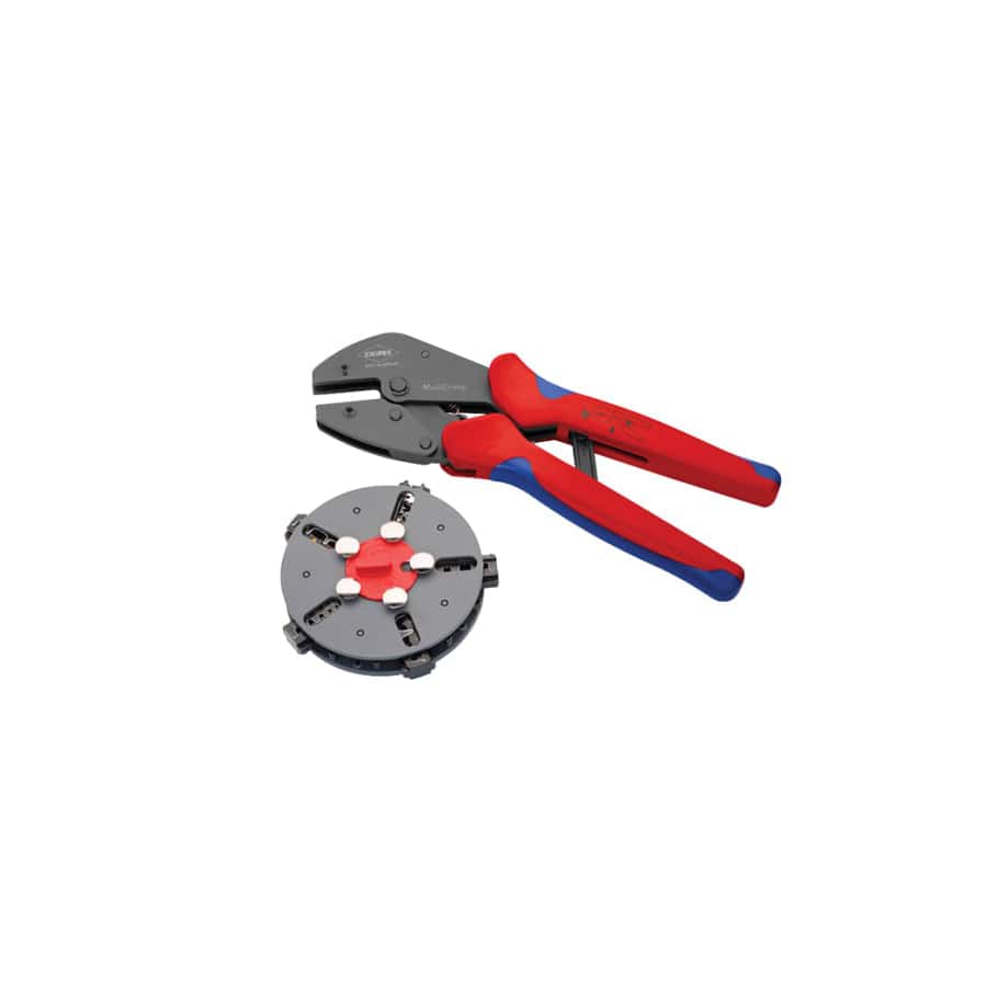 Knipex KPX973302 Multicrimp® Pliers Set - 5 Quick Change Cartridges | Duco Car Parts UK