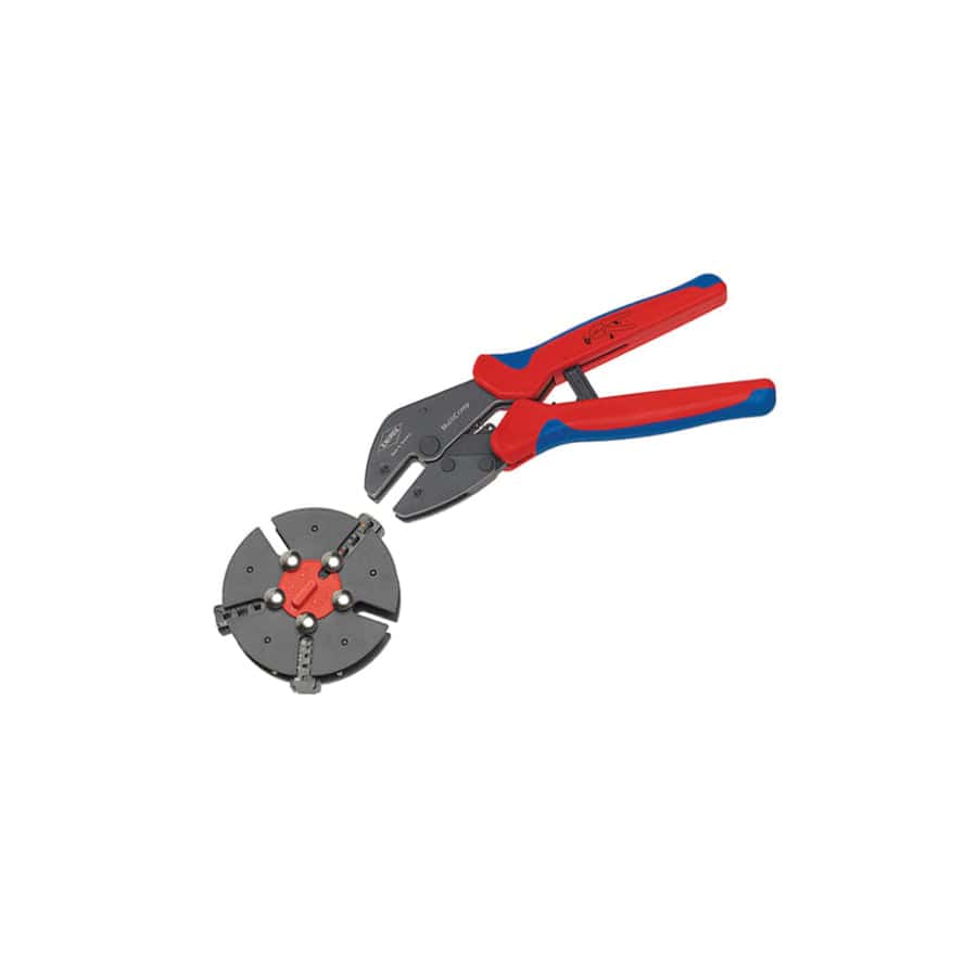 Knipex KPX973301 Multicrimp® Pliers Set - 3 Quick Change Cartridges | Duco Car Parts UK