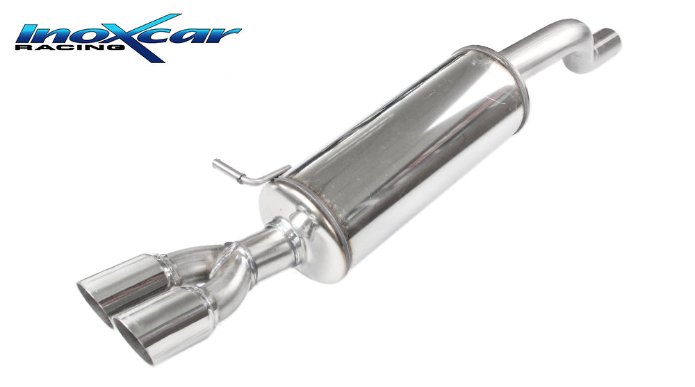 InoXcar AUA1.18.RA Audi A1 GB 40TFSI 2.0T Rear Silencer With End Pipe 2 X Diam. 70 Racing 1 | Duco Car Parts UK Car Parts