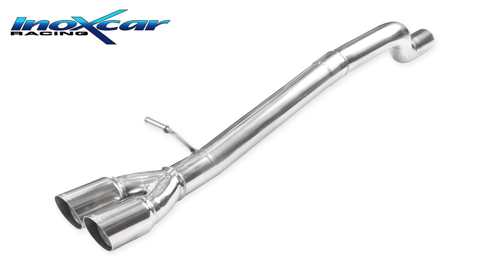 InoXcar AUA1.19.RA Audi A1 GB 40TFSI 2.0T Rear Without Silencer With End Pipe 2 X Diam. 70 Racing 1 | Duco Car Parts UK Car Parts