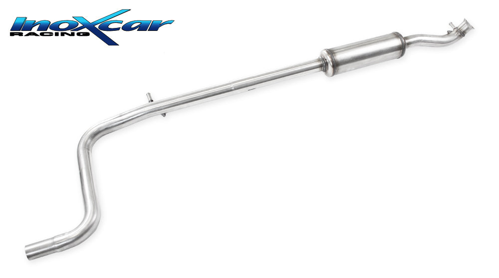InoXcar TC208S.05 PEUGEOT 208 MK2 1.2 (75cv) Central Pipe With Silencer 1 | Duco Car Parts UK Car Parts