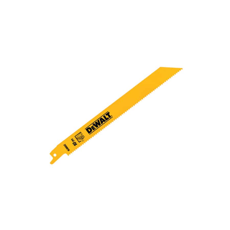 DEWALT DEWDT90383QZ Bi-Metal General Purpose Reciprocating Blade 203mm x 10 TPI (Pack 5) | Duco Car Parts UK