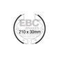 EBC 6701 Porsche VW Cayenne Rear Brake Shoes 1 | Duco Car Parts UK Car Parts