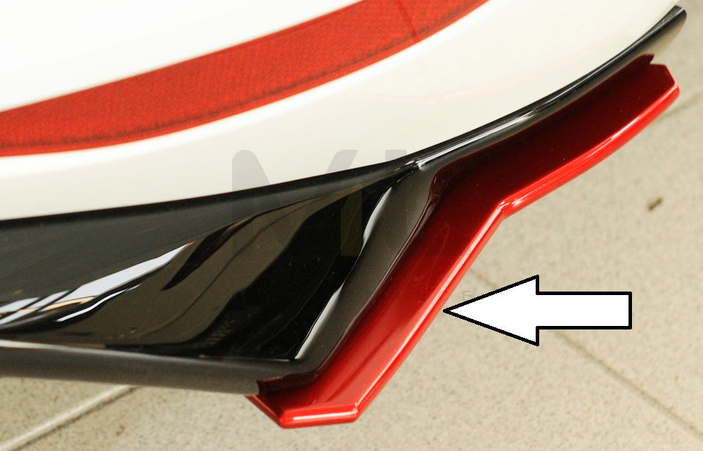Rieger 00059583 VW Mk7 Golf Rear Side Splitter (GTI Clubsport, GTD, GTE & GTI) 5 | Duco Car Parts UK Car Parts
