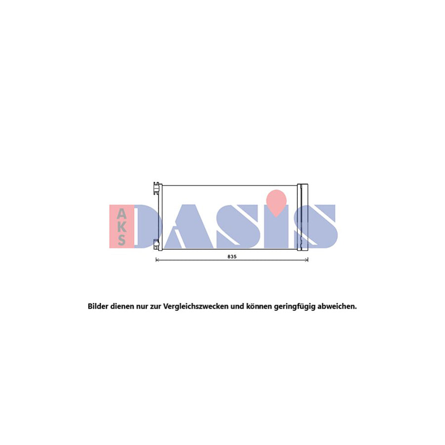 AKS Dasis 182053N Air Conditioning Condenser | Duco Car Parts UK