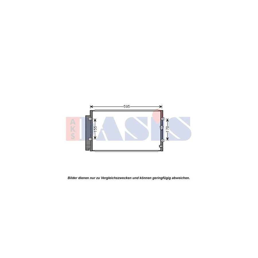 AKS Dasis 352021N Air Conditioning Condenser | Duco Car Parts UK