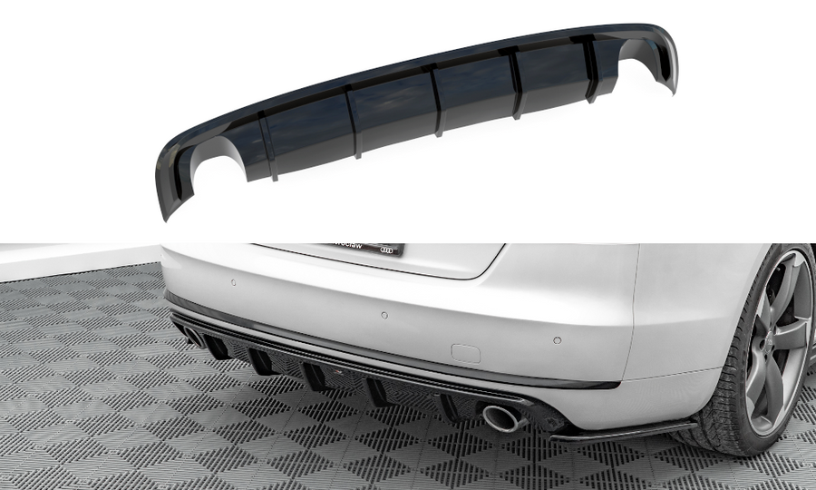 Maxton Design AU-A8-D4-RS1T Rear Valance Audi A8 D4 | Duco Car Parts UK Car Parts