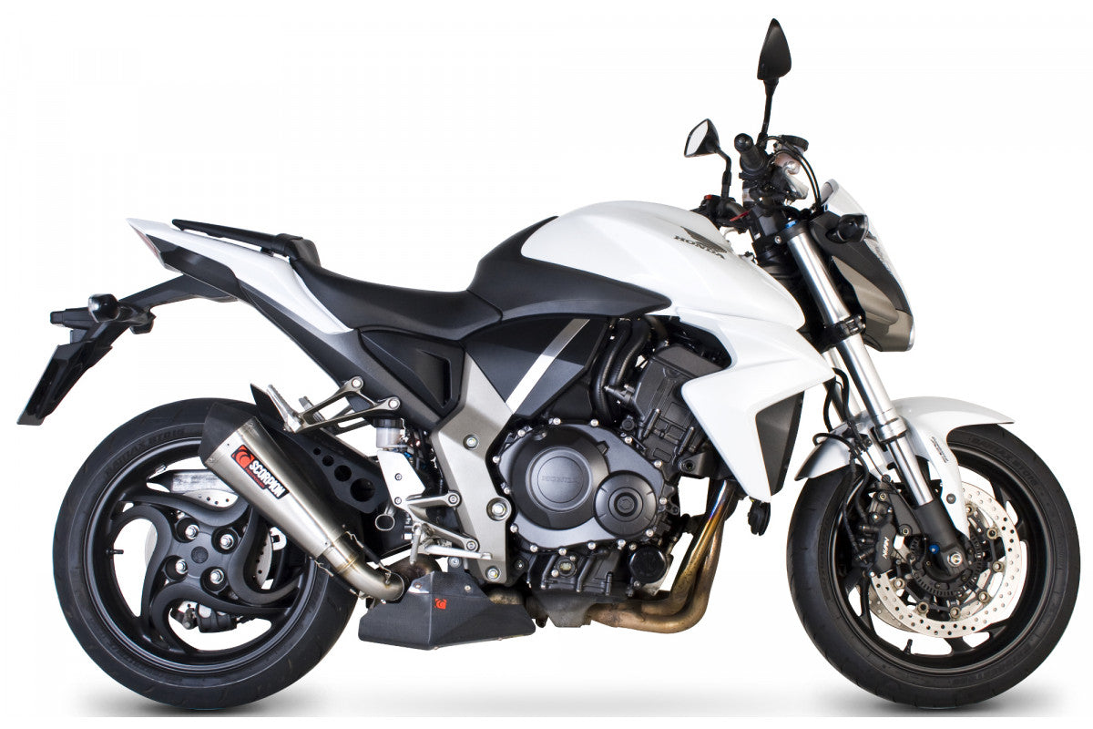 Scorpion RHA101SEO Honda CB1000 R Serket Taper Slip-On - Brushed Stainless Steel Sleeve | Duco Car Parts UK UK