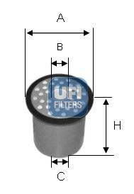 UFI 24.388.00 Fuel Filter