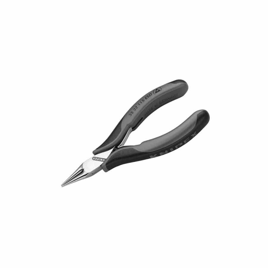 Knipex KPX3532ESD ESD Electronics Round Nose Pliers 115mm | Duco Car Parts UK